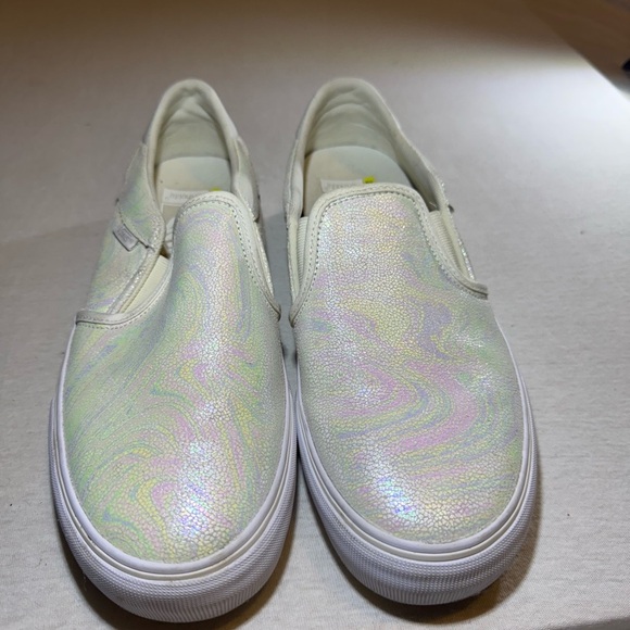 Vans White Iridescent Sneakers - Picture 7 of 7